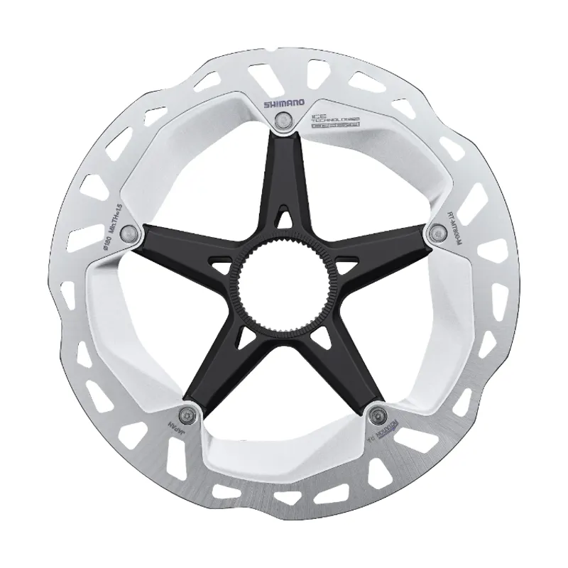 Shimano RT-MT800 Deore XT Disc Rotor 180mm Ice-Tech Centerlock External Serration in Silver-1
